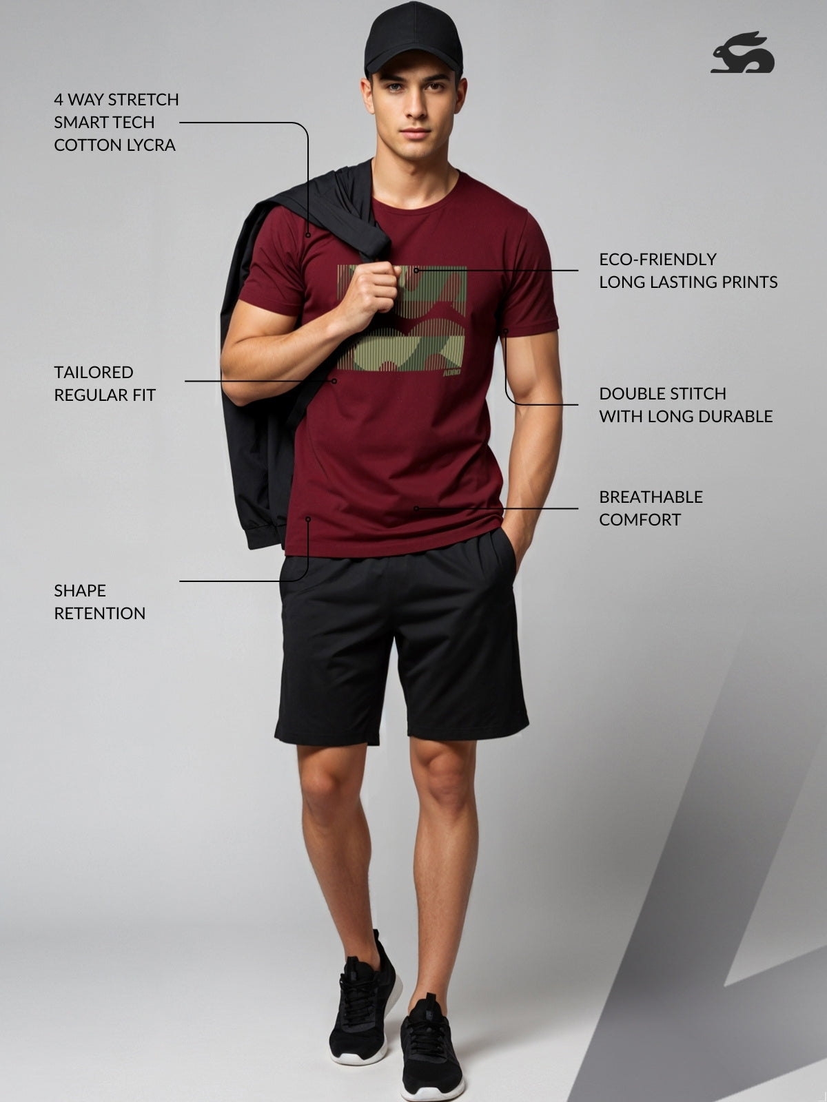 Cotton Lycra Casual Half Sleeve Round Neck Graphic Tee