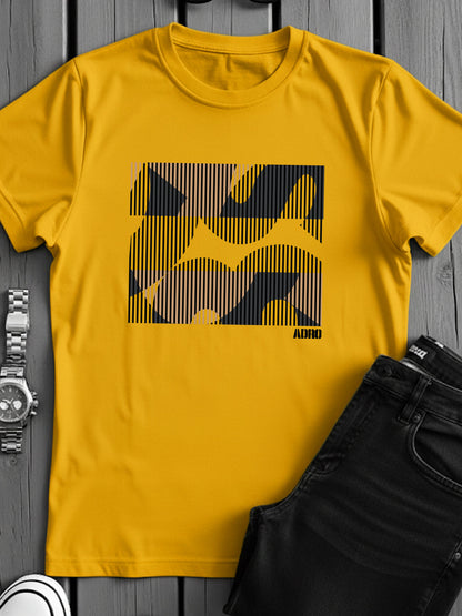 Cotton Lycra Casual Half Sleeve Round Neck Graphic Tee