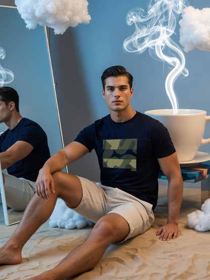 Cotton Lycra Casual Half Sleeve Round Neck Graphic Tee