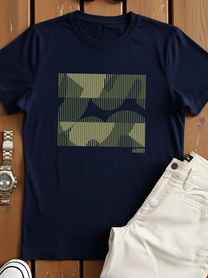 Cotton Lycra Casual Half Sleeve Round Neck Graphic Tee