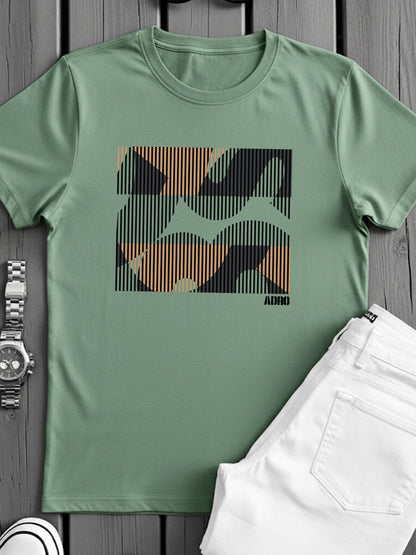 Cotton Lycra Casual Half Sleeve Round Neck Graphic Tee