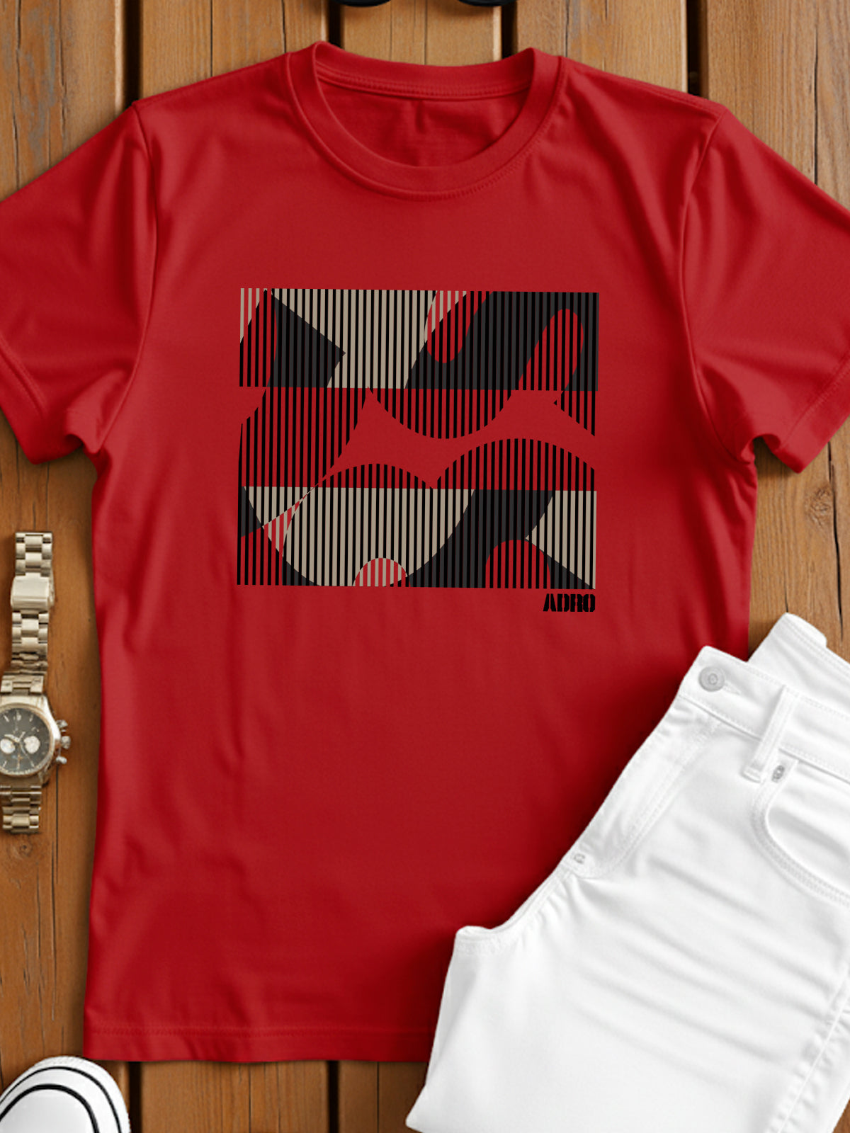 Cotton Lycra Casual Half Sleeve Round Neck Graphic Tee