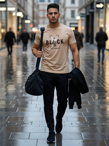 Cotton Lycra Half Sleeve Graphic Tee