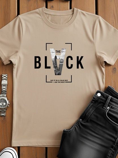 Cotton Lycra Half Sleeve Graphic Tee