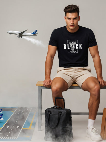 Cotton Lycra Half Sleeve Graphic Tee