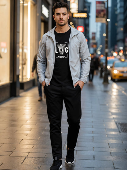 Cotton Lycra Half Sleeve Graphic Tee