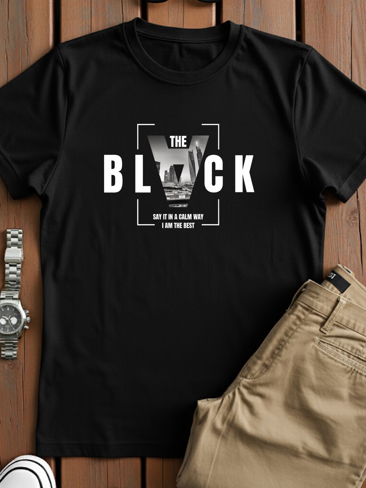 Cotton Lycra Half Sleeve Graphic Tee