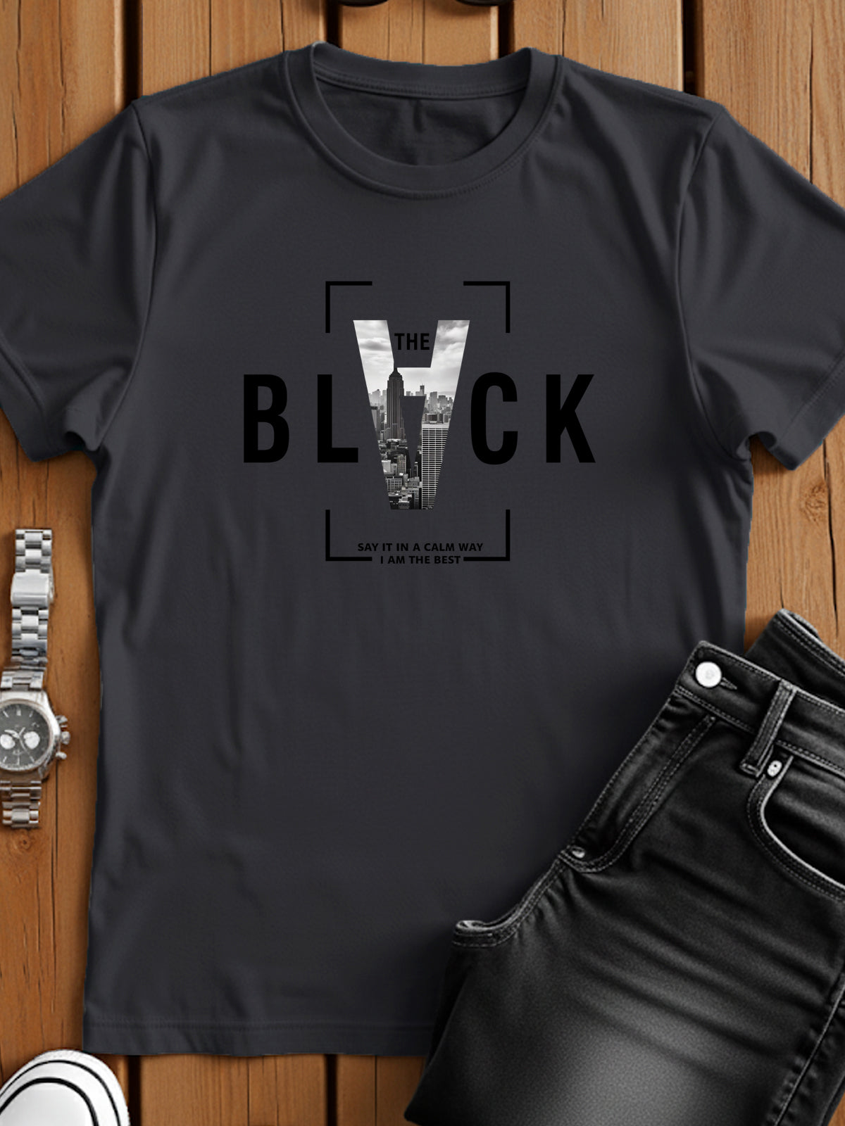 Cotton Lycra Half Sleeve Graphic Tee