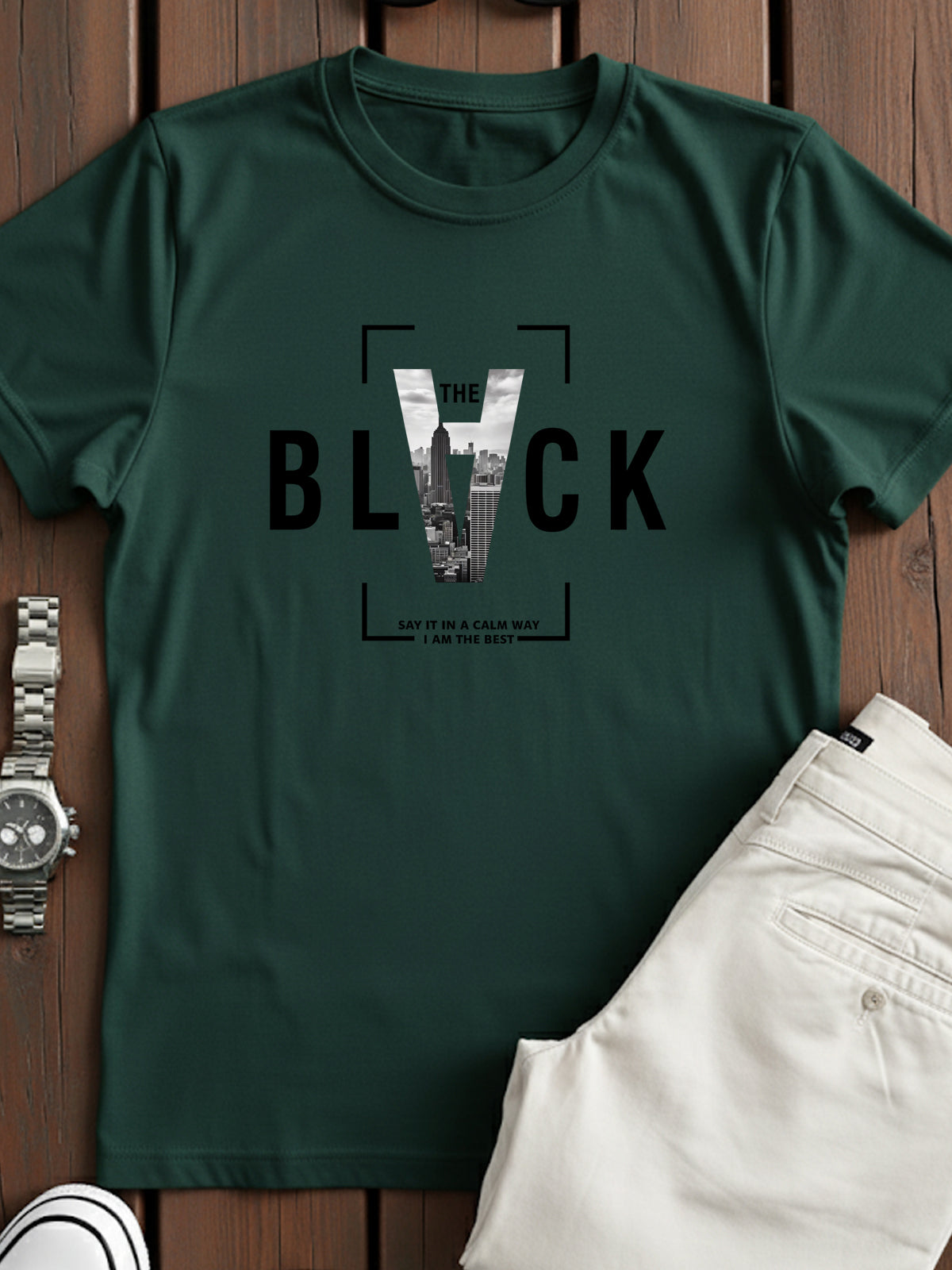 Cotton Lycra Half Sleeve Graphic Tee