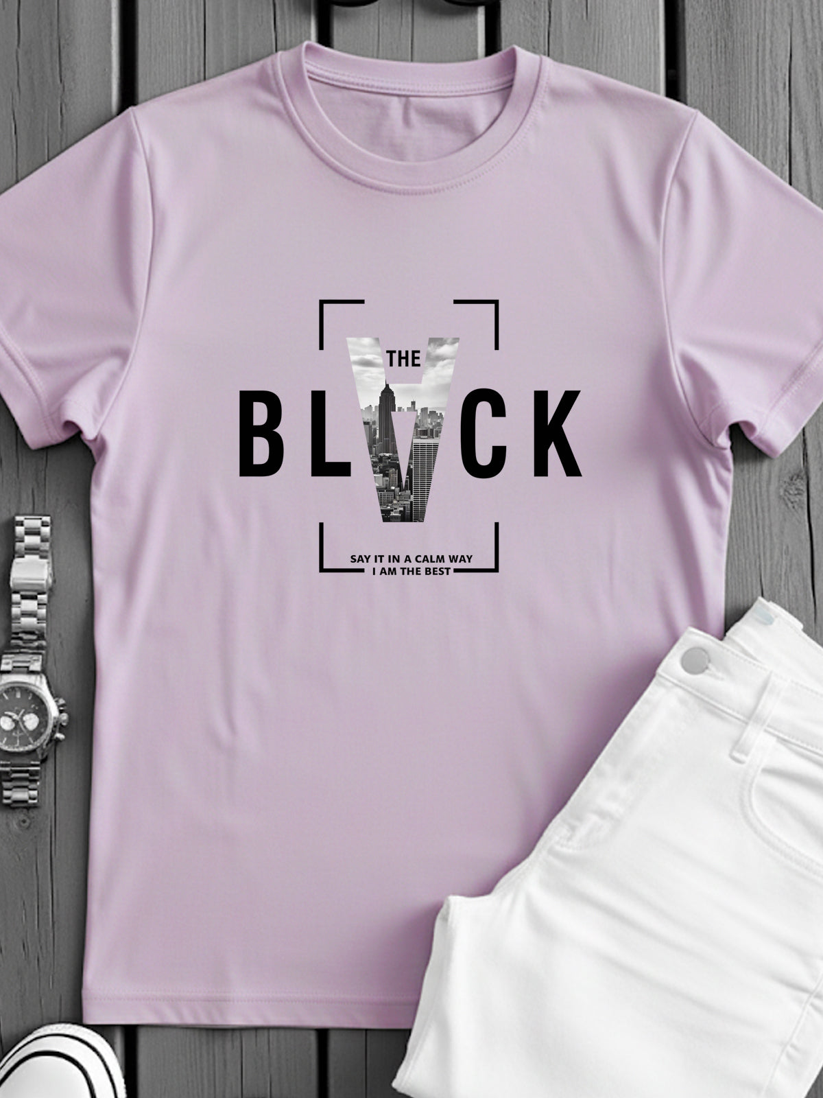 Cotton Lycra Half Sleeve Graphic Tee