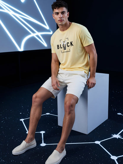 Cotton Lycra Half Sleeve Graphic Tee