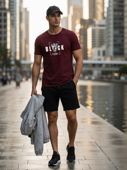 Cotton Lycra Half Sleeve Graphic Tee