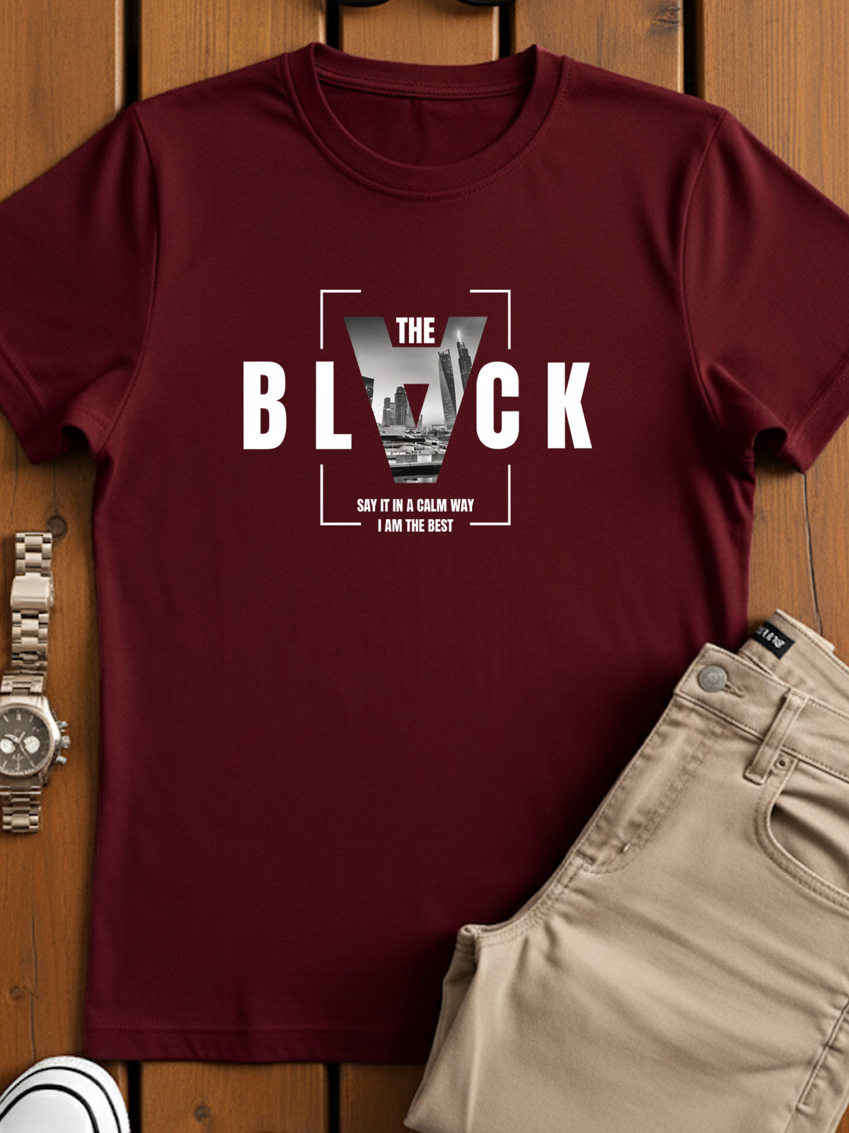 Cotton Lycra Half Sleeve Graphic Tee