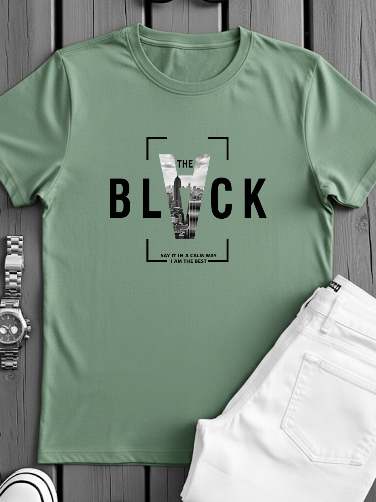 Cotton Lycra Half Sleeve Graphic Tee