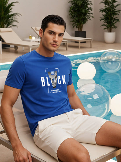 Cotton Lycra Half Sleeve Graphic Tee