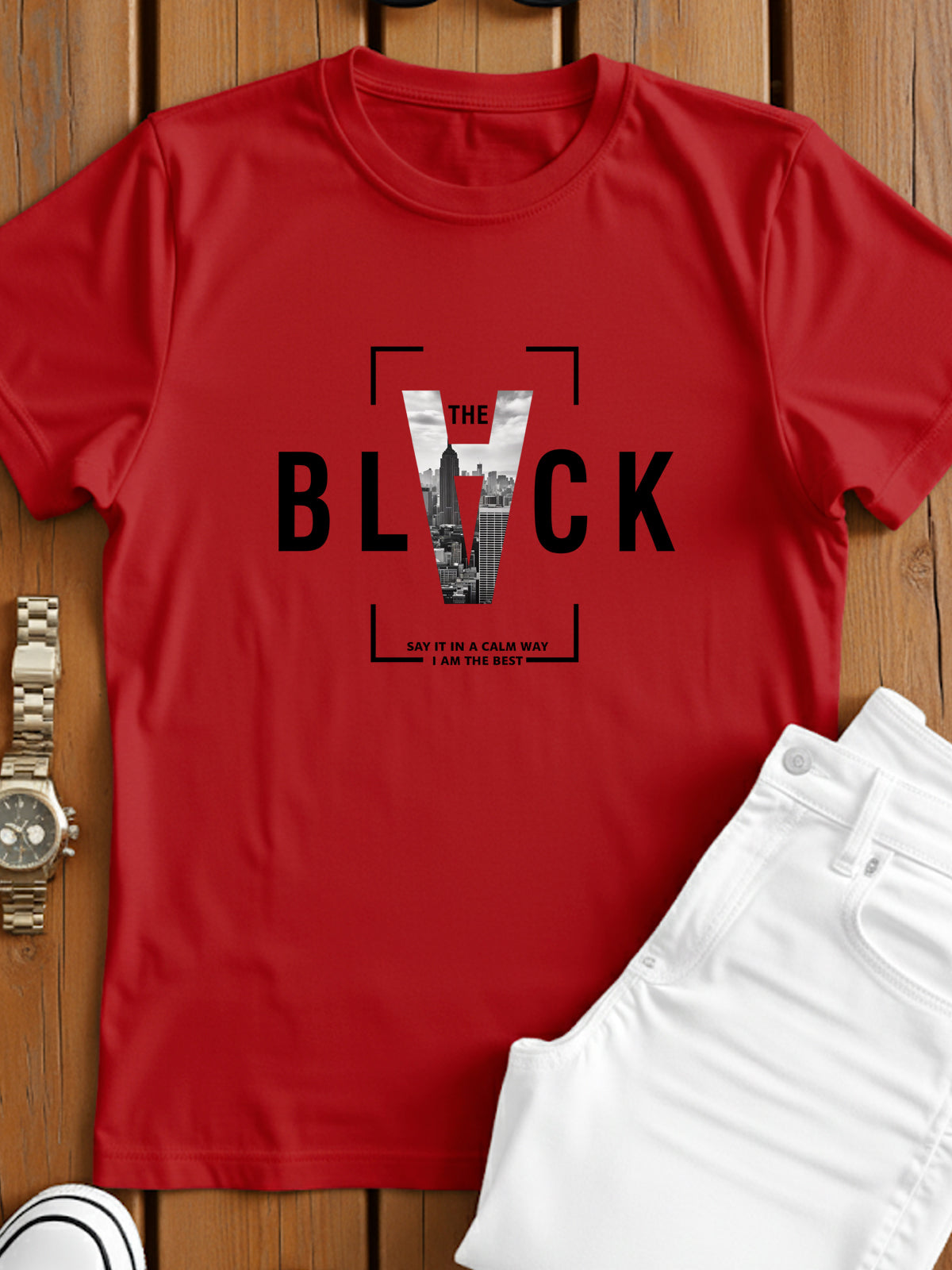 Cotton Lycra Half Sleeve Graphic Tee