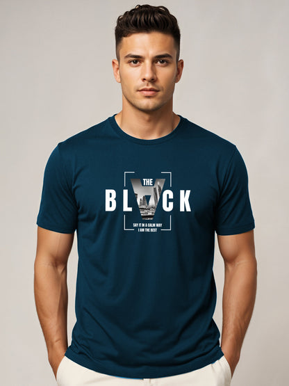 Cotton Lycra Half Sleeve Graphic Tee