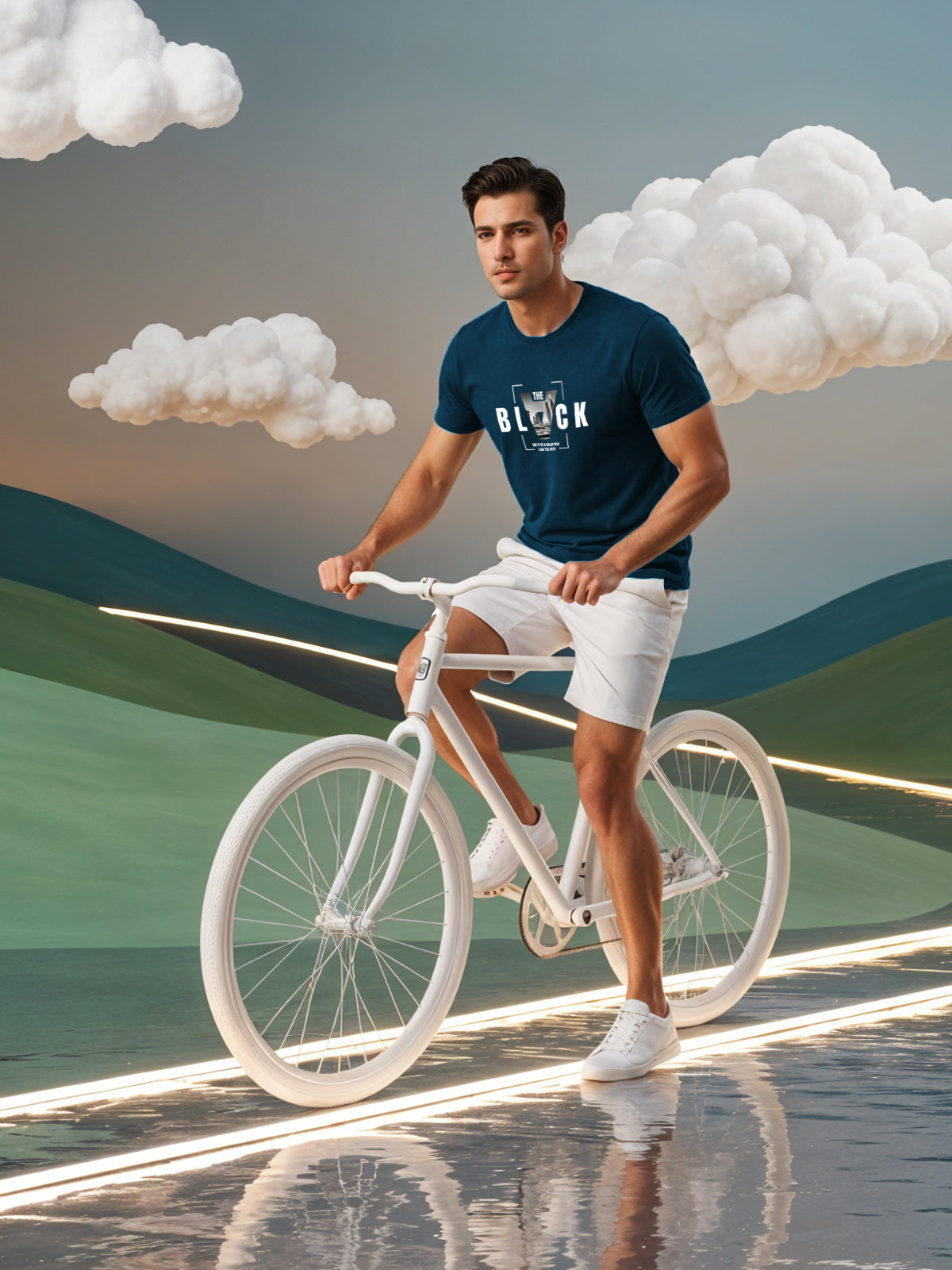 Cotton Lycra Half Sleeve Graphic Tee