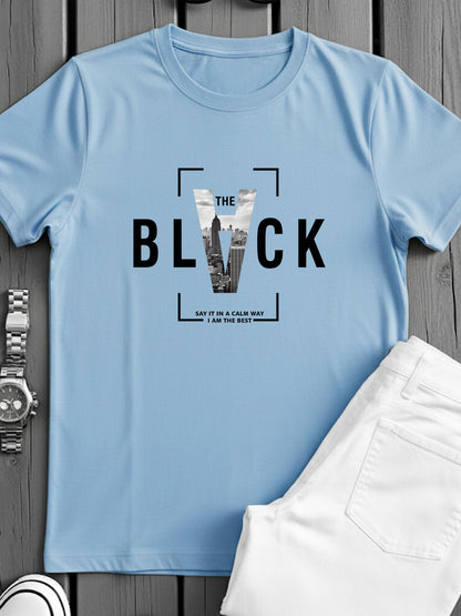 Cotton Lycra Half Sleeve Graphic Tee