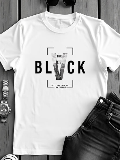 Cotton Lycra Half Sleeve Graphic Tee