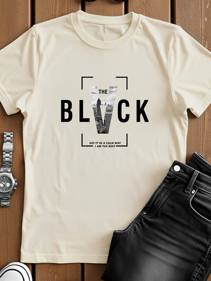 Cotton Lycra Half Sleeve Graphic Tee