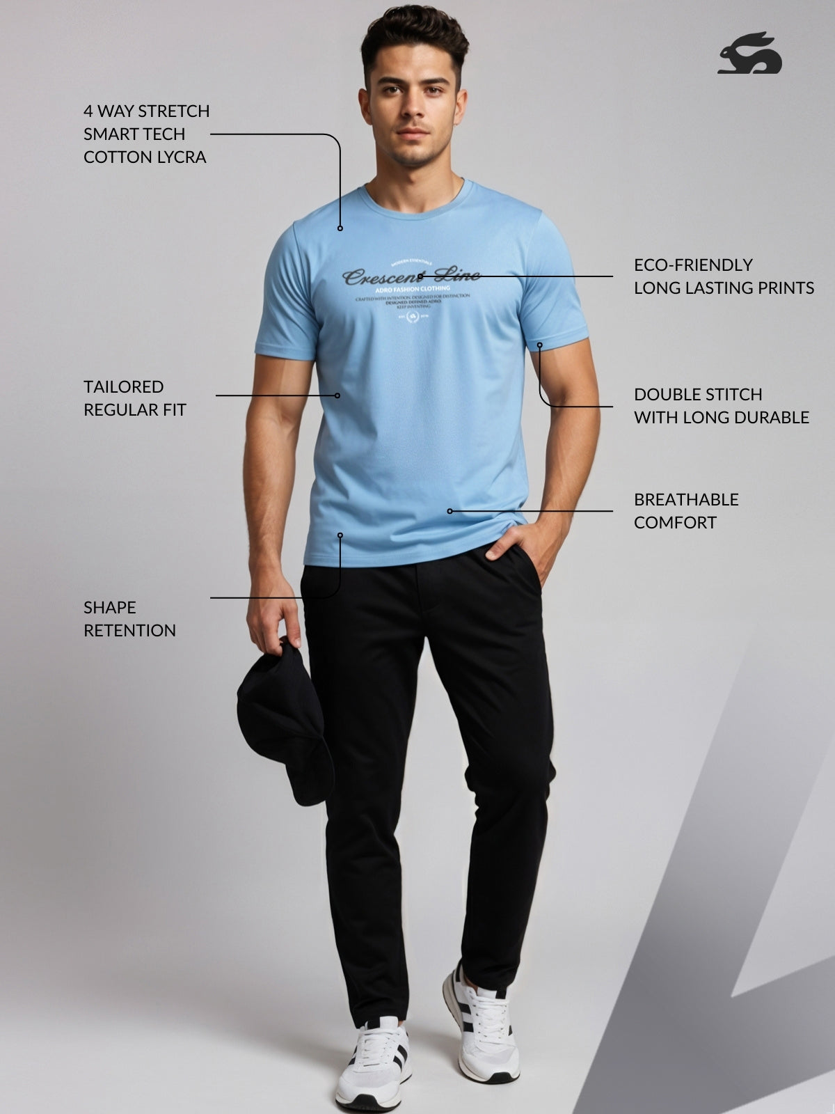 Casual Streetwear Graphic Tee