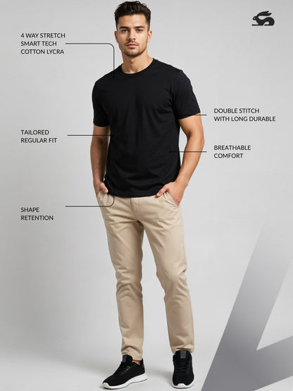 Classic Round Neck Half Sleeve Tee