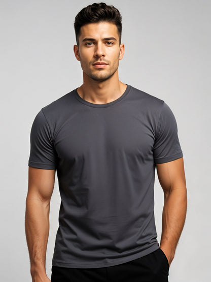 Classic Round Neck Half Sleeve Tee