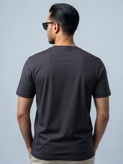 Cotton Lycra Casual Half Sleeve Round Neck Graphic Tee