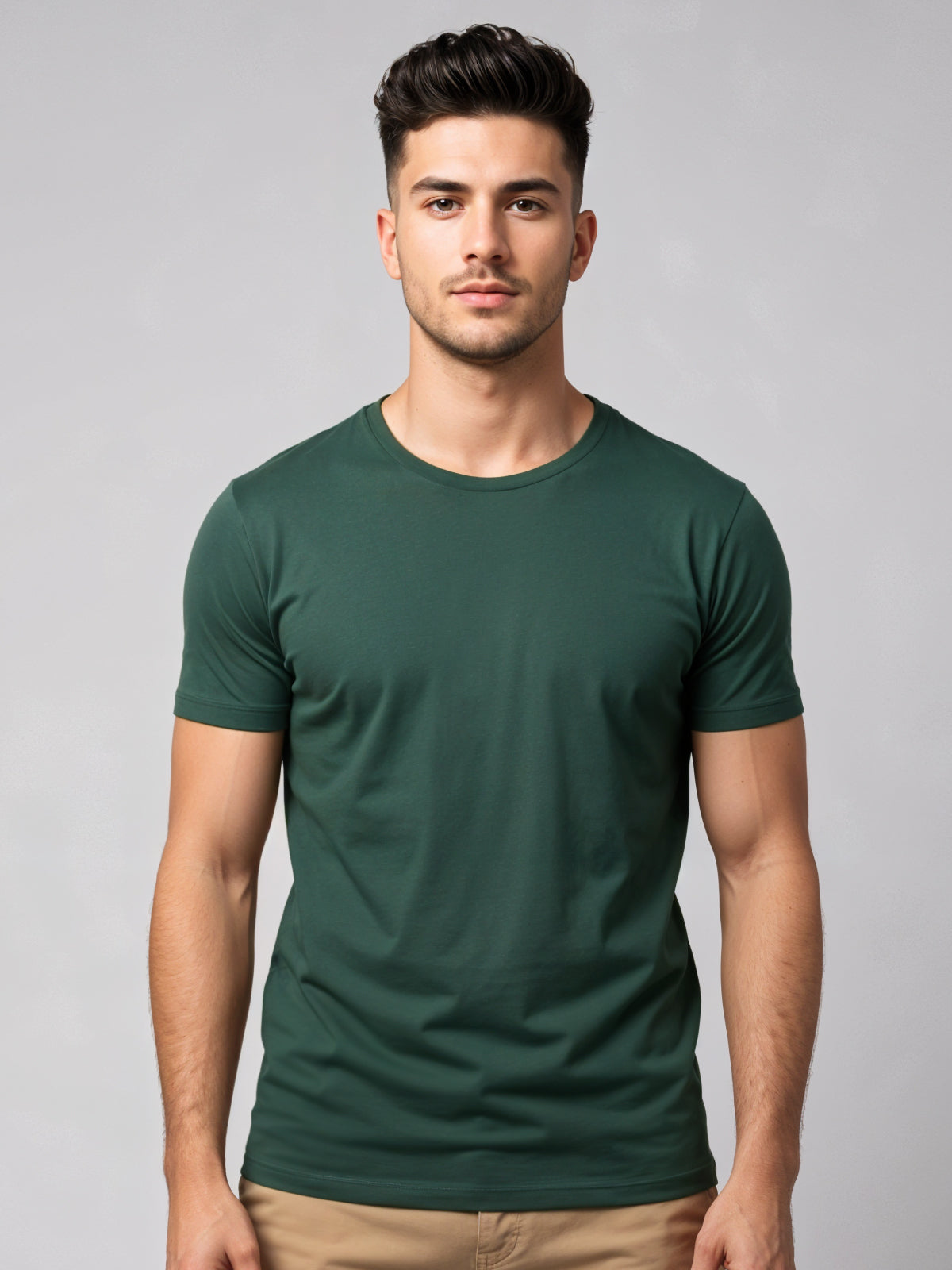 Classic Round Neck Half Sleeve Tee