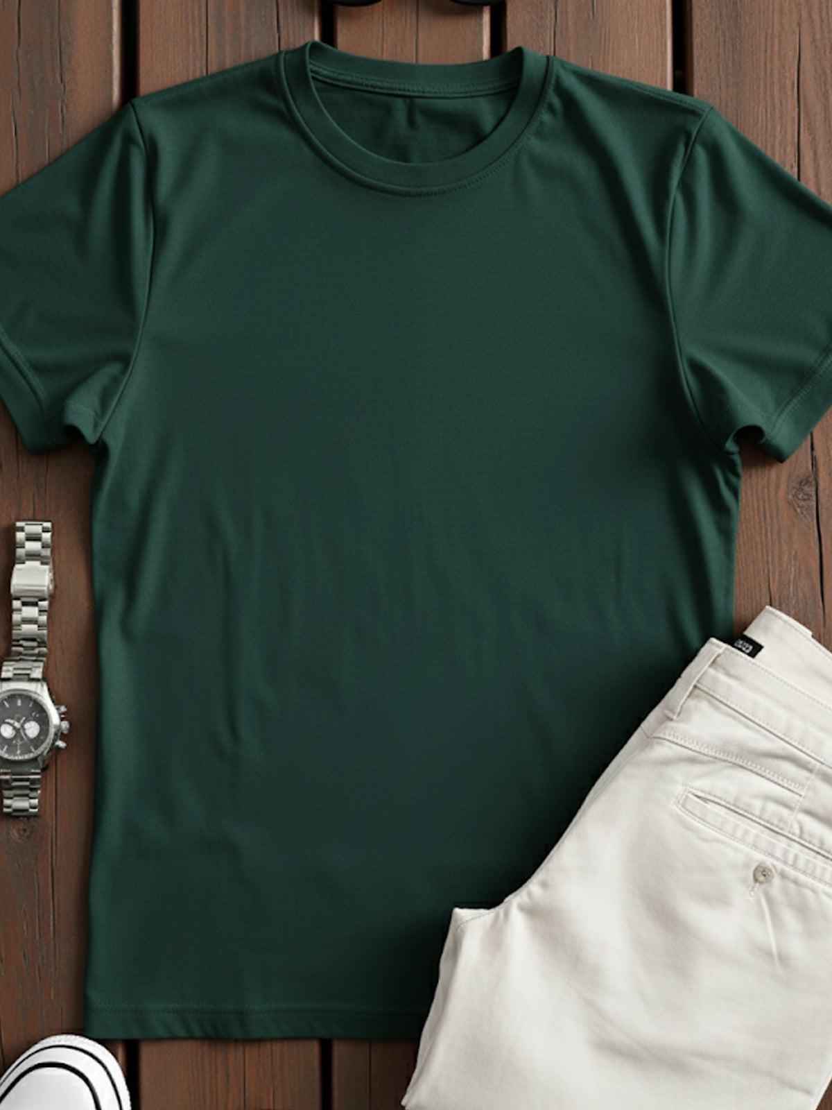 Classic Round Neck Half Sleeve Tee