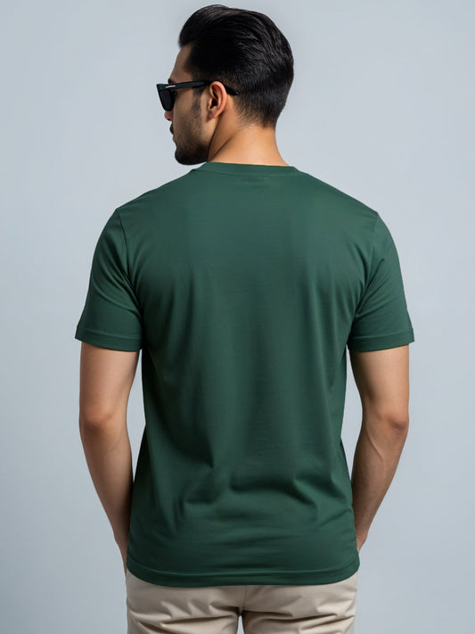 Cotton Lycra Half Sleeve Graphic Tee