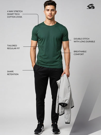 Classic Round Neck Half Sleeve Tee