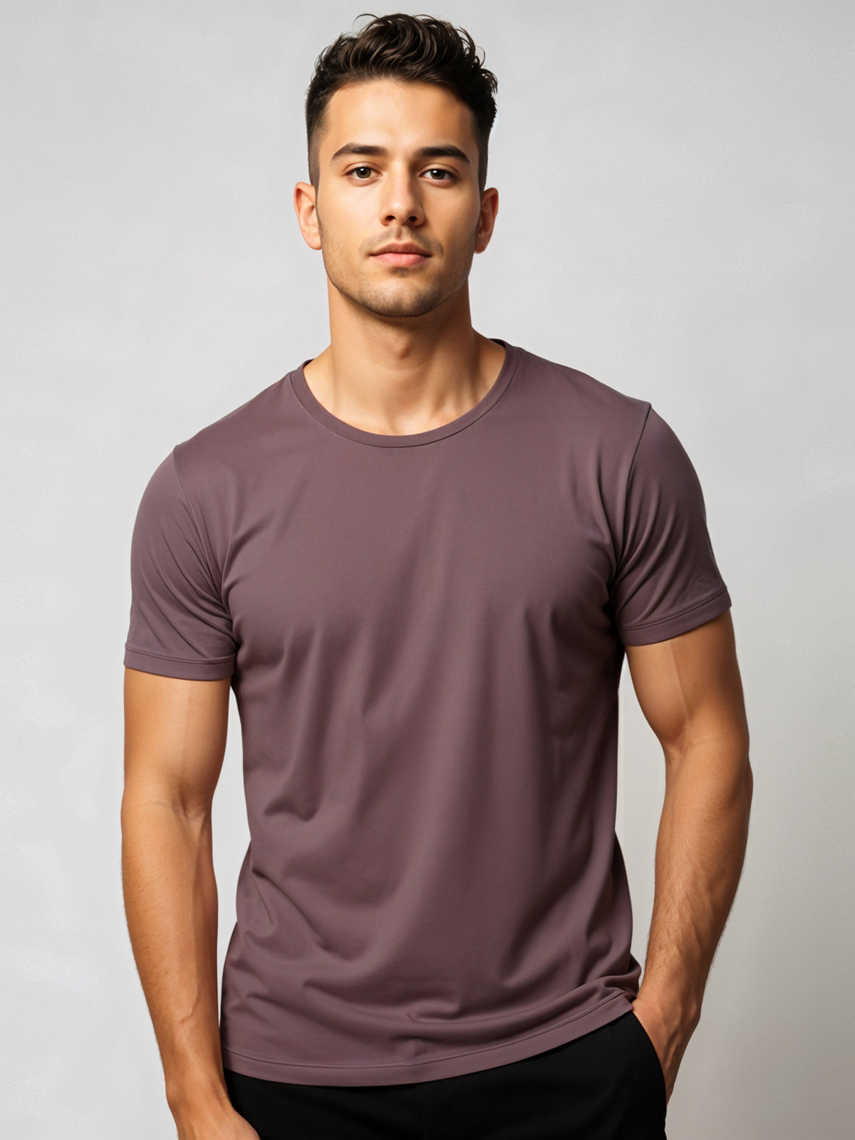 Classic Round Neck Half Sleeve Tee