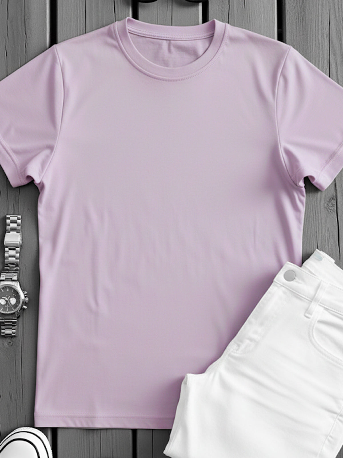 Classic Round Neck Half Sleeve Tee
