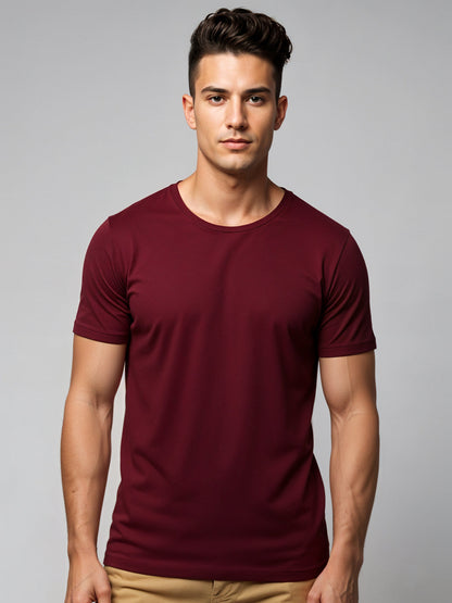 Cotton Plain T-Shirt