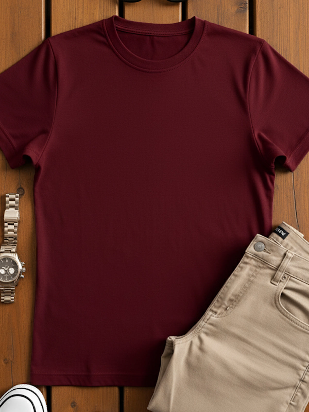 Classic Round Neck Half Sleeve Tee