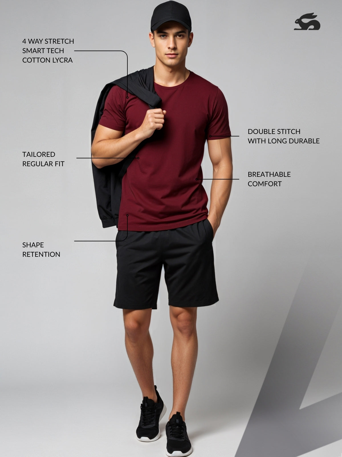 Classic Round Neck Half Sleeve Tee