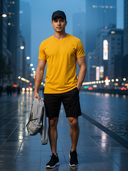 Classic Round Neck Half Sleeve Tee