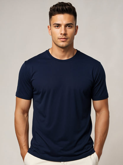 Cotton Plain T-Shirt