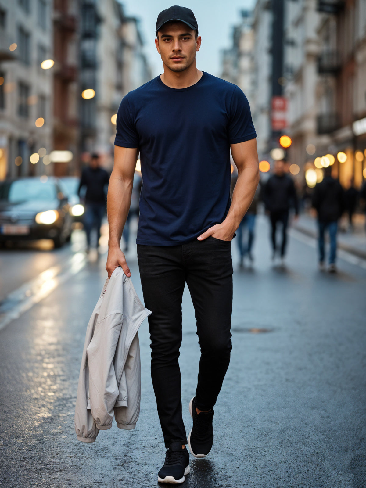 Classic Round Neck Half Sleeve Tee