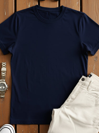 Classic Round Neck Half Sleeve Tee