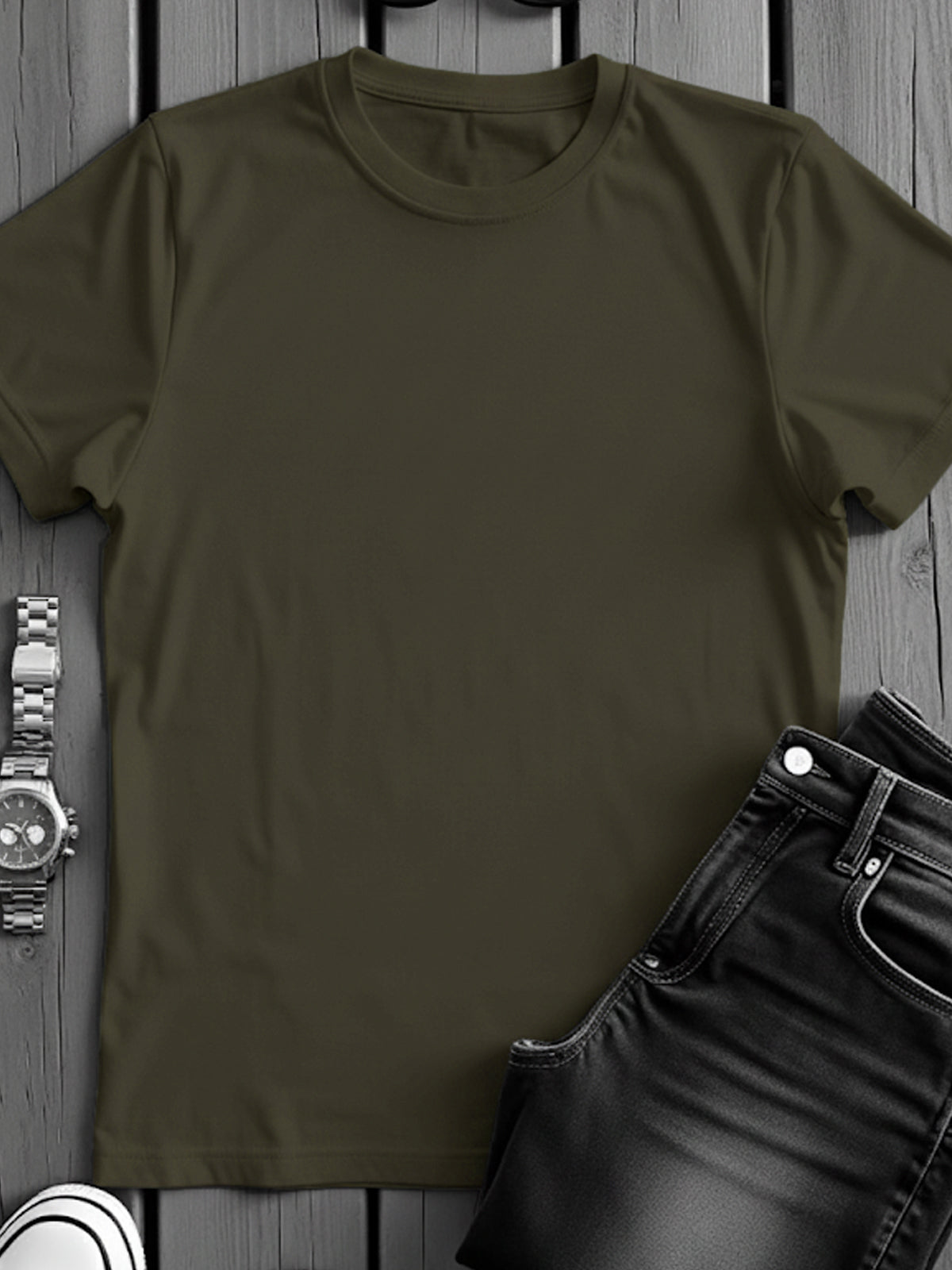 Cotton Plain T-Shirt