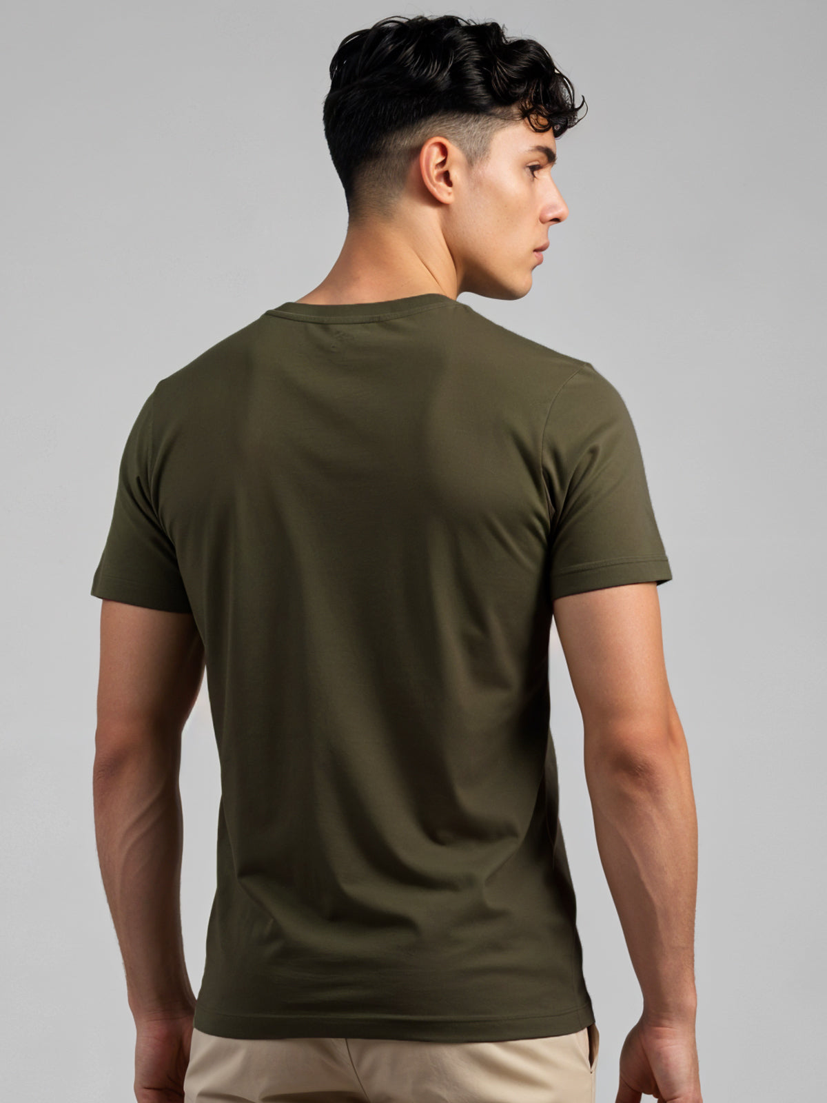 Cotton Lycra Half Sleeve Graphic Tee