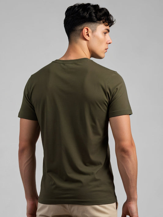 Cotton Lycra Half Sleeve Graphic Tee