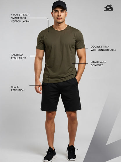 Cotton Plain T-Shirt