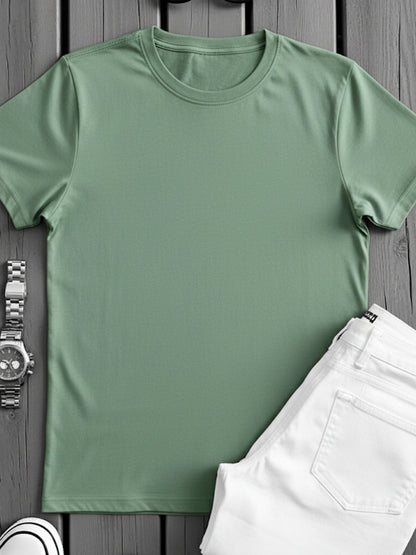 Classic Round Neck Half Sleeve Tee
