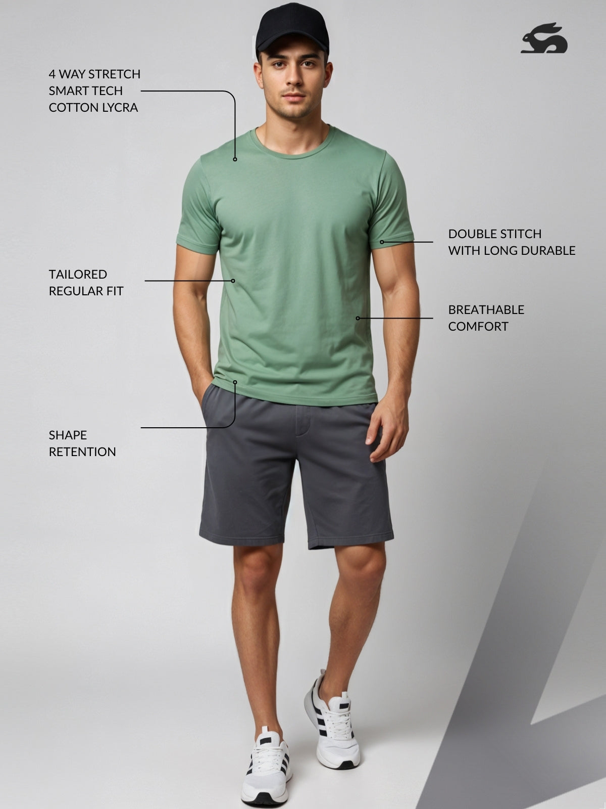 Cotton Plain T-Shirt