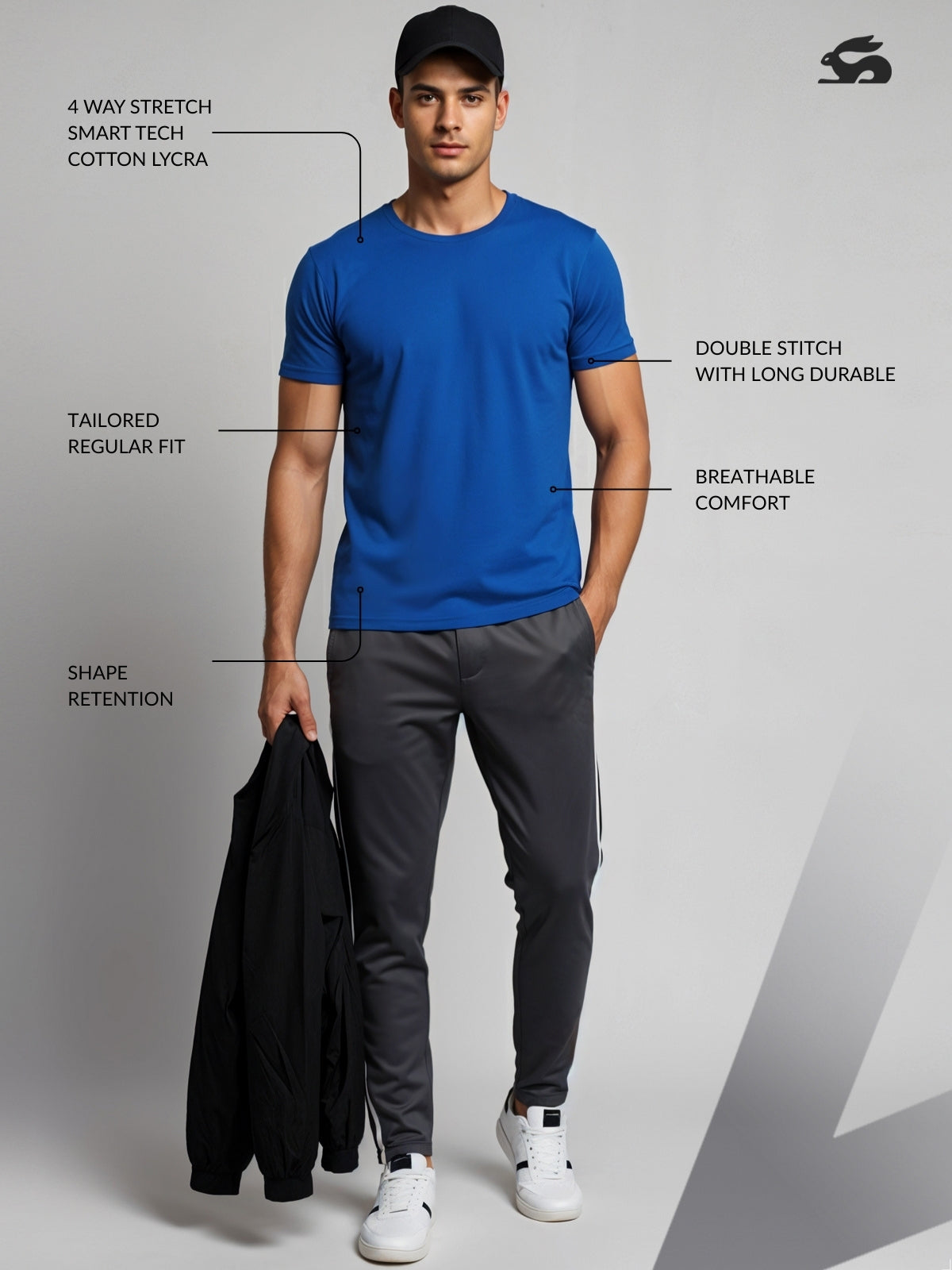 Classic Round Neck Half Sleeve Tee