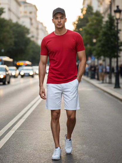 Classic Round Neck Half Sleeve Tee